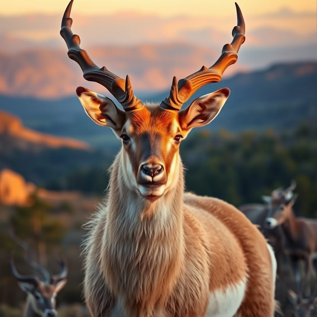 The Saiga Antelope is found in the foothills of the Carpathian Mountains. They are extremely extinct