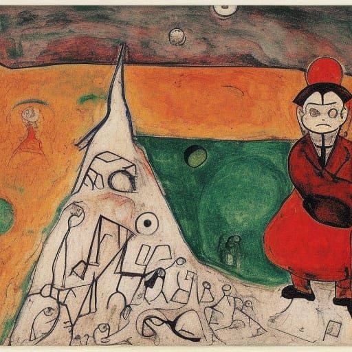 Chaotic Ride: Priest, Lenin and Fowl in Comic Art