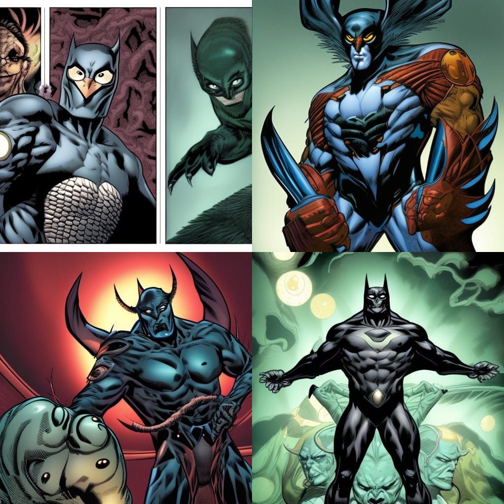 Owlman Comic Book Art by Mark Brooks