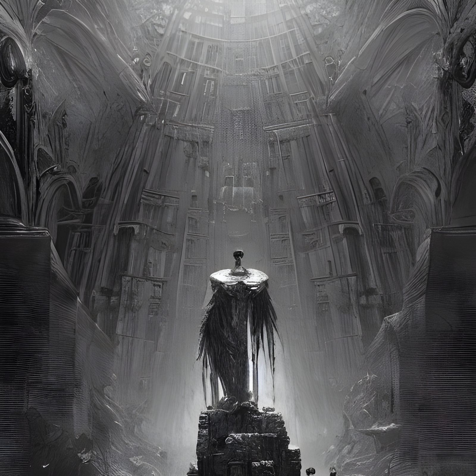 Powered Tacos Grande: Horror Style Illustration