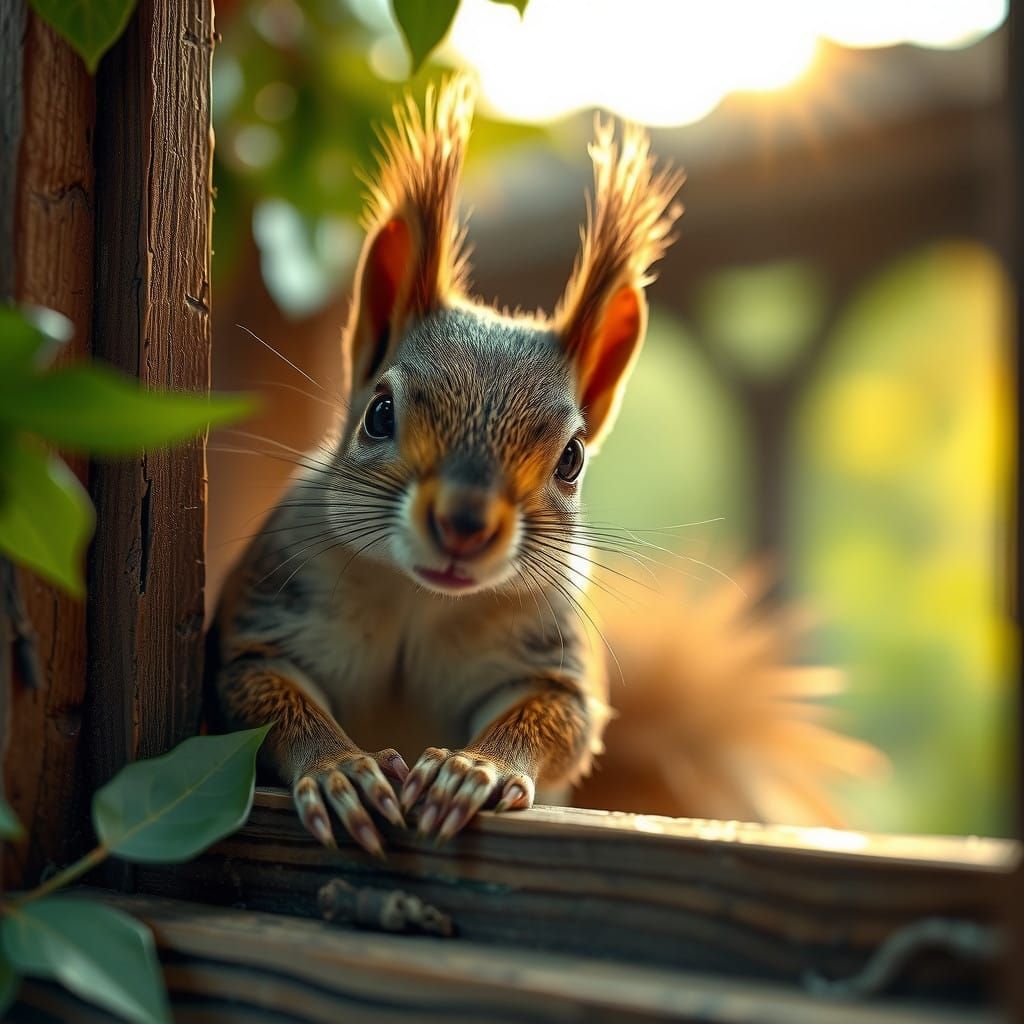 Stunning Squirrel Portrait in Photorealistic 8K Detail