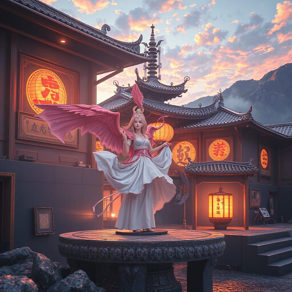 Original Anime Masterpiece in 3D Aesthetic