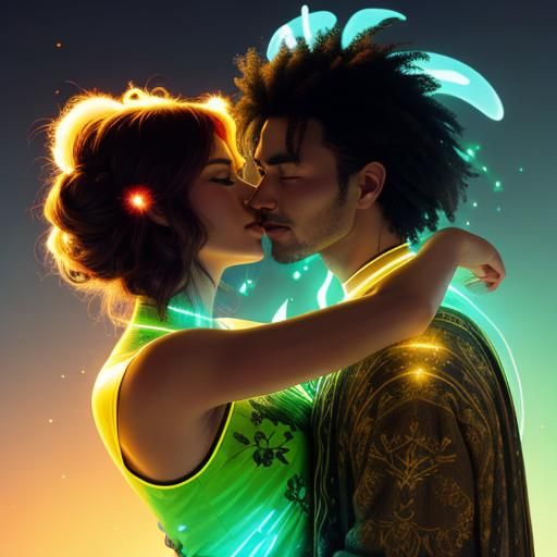 Ethereal Glow of Love and Affection