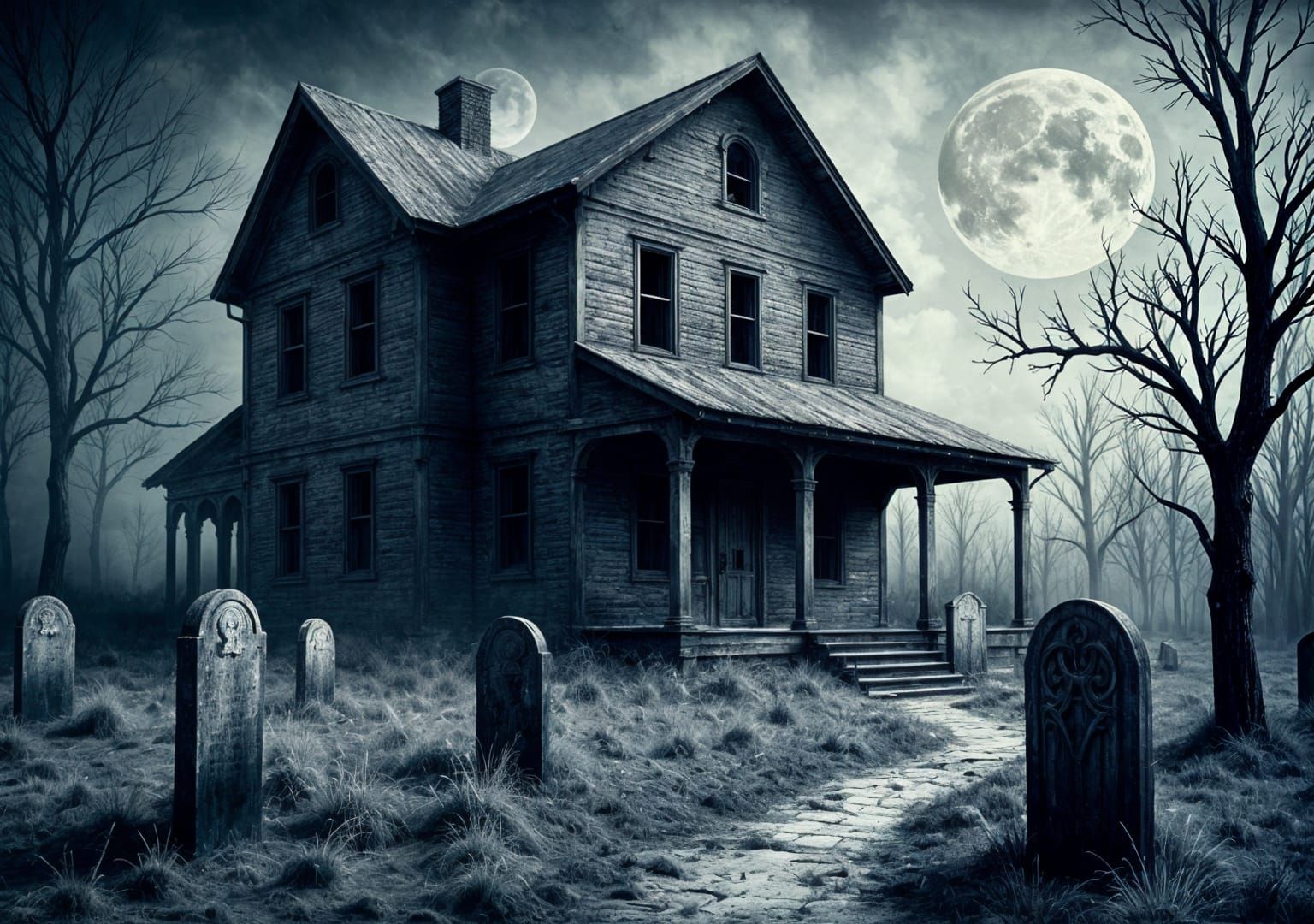 Haunted Farmhouse: a Gothic Macabre Masterpiece