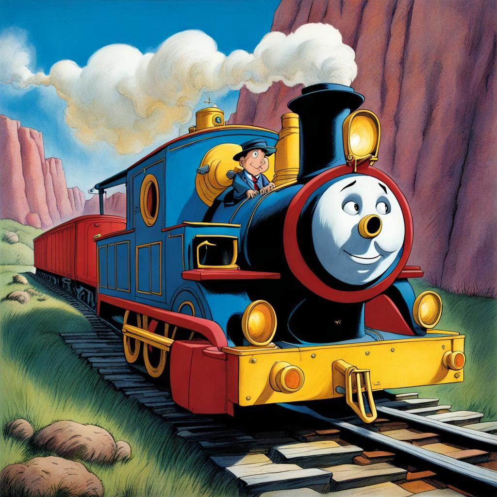 The Little Engine That Could, by Bill Plympton