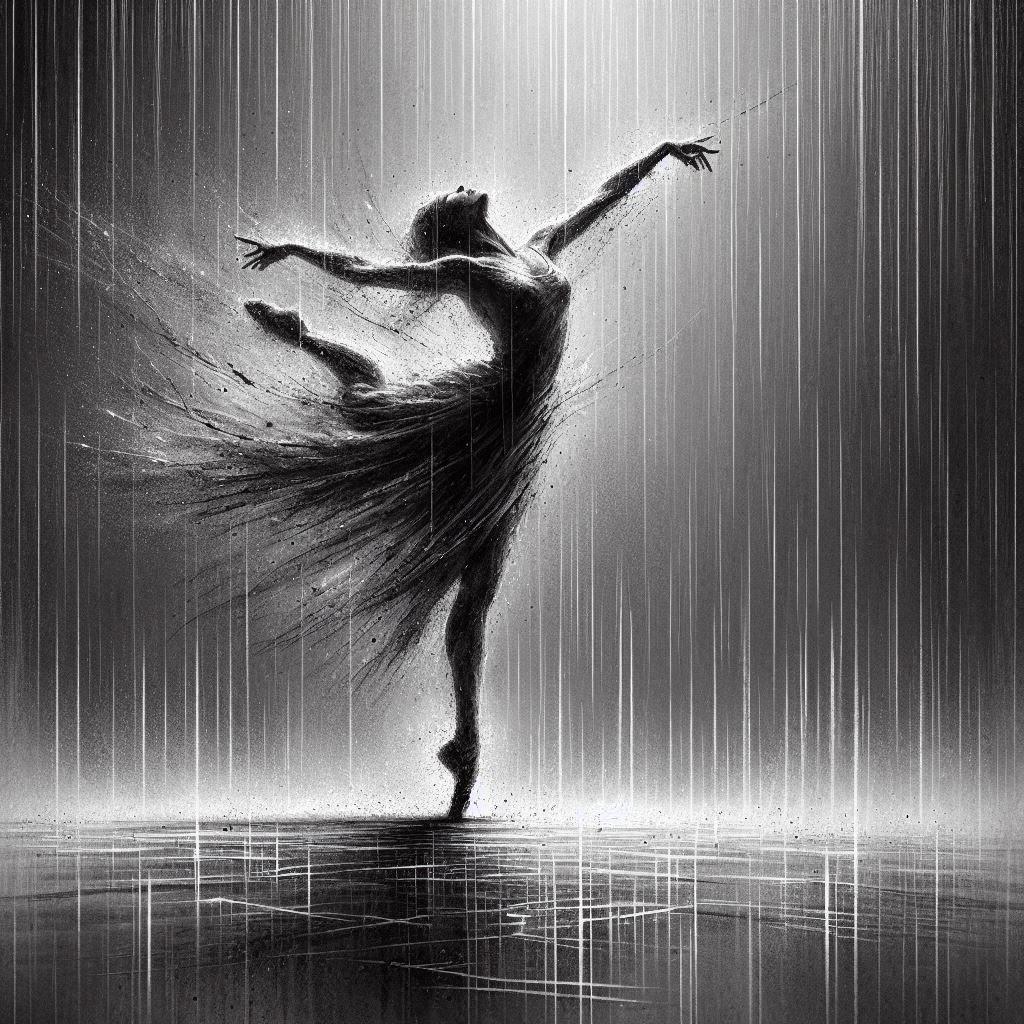 Classic Charcoal Drawing