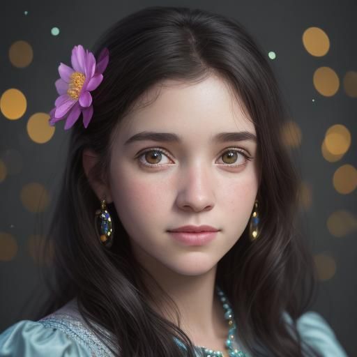Enchanted Jar: Fantasy Flowers in Hyperreal Detail