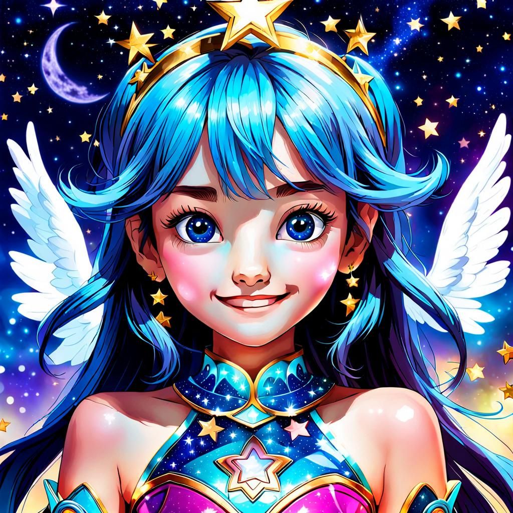 Fantasy Fairy with Detailed Wings in Hyperrealistic Style