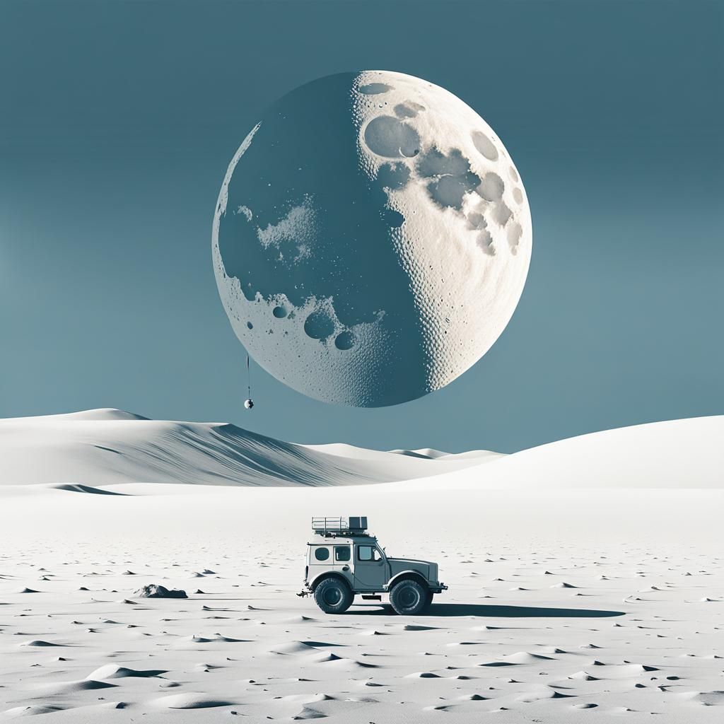 Minimalist Monochromatic Landscapes in Mouse on the Moon Sty...