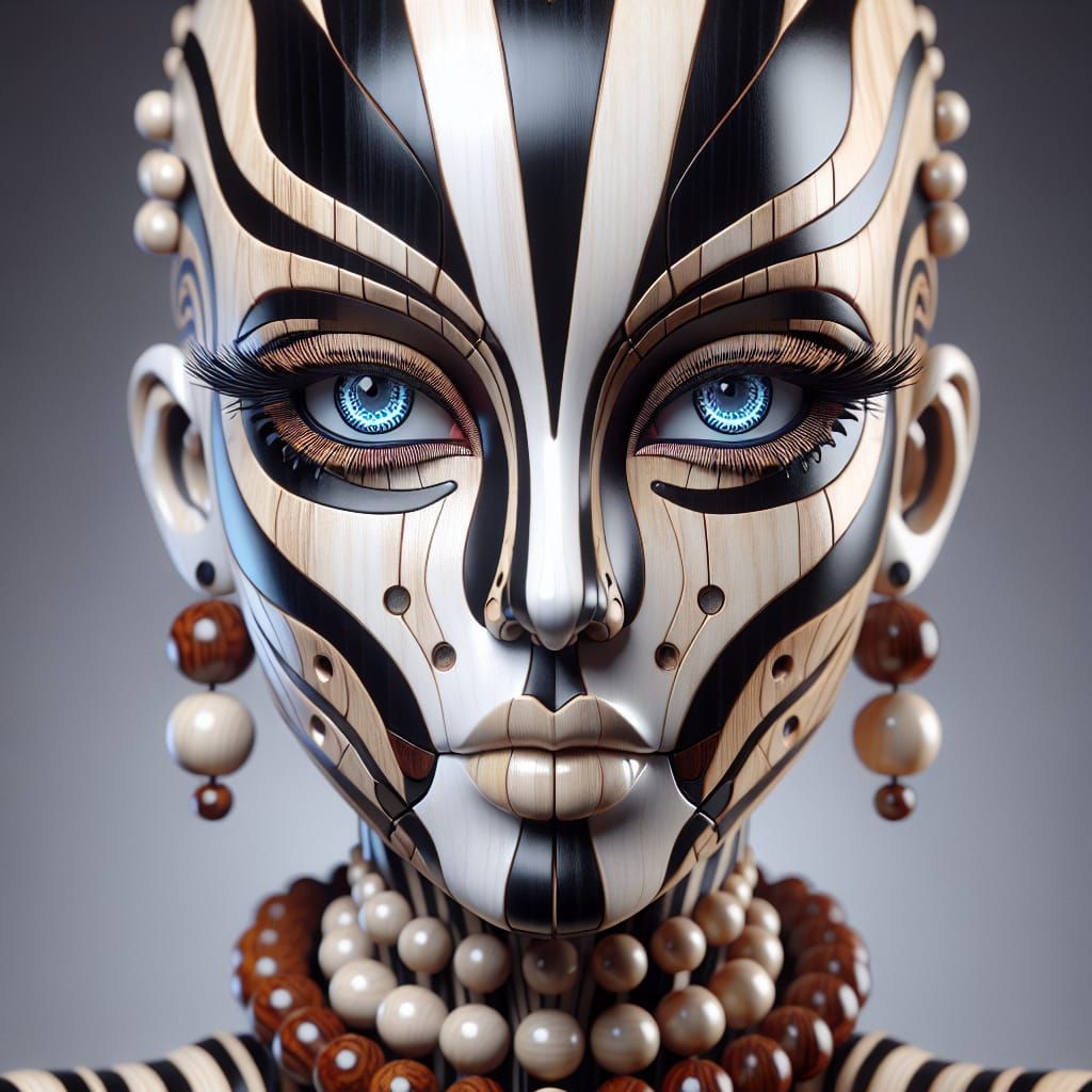 Wood-made Cyborg #121