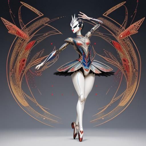 Robotic Ballet: Red, Blue, Chrome, and Gold Designs