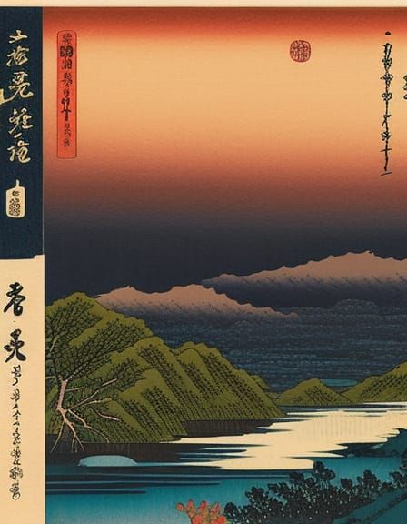 Ukiyo-e Landscape