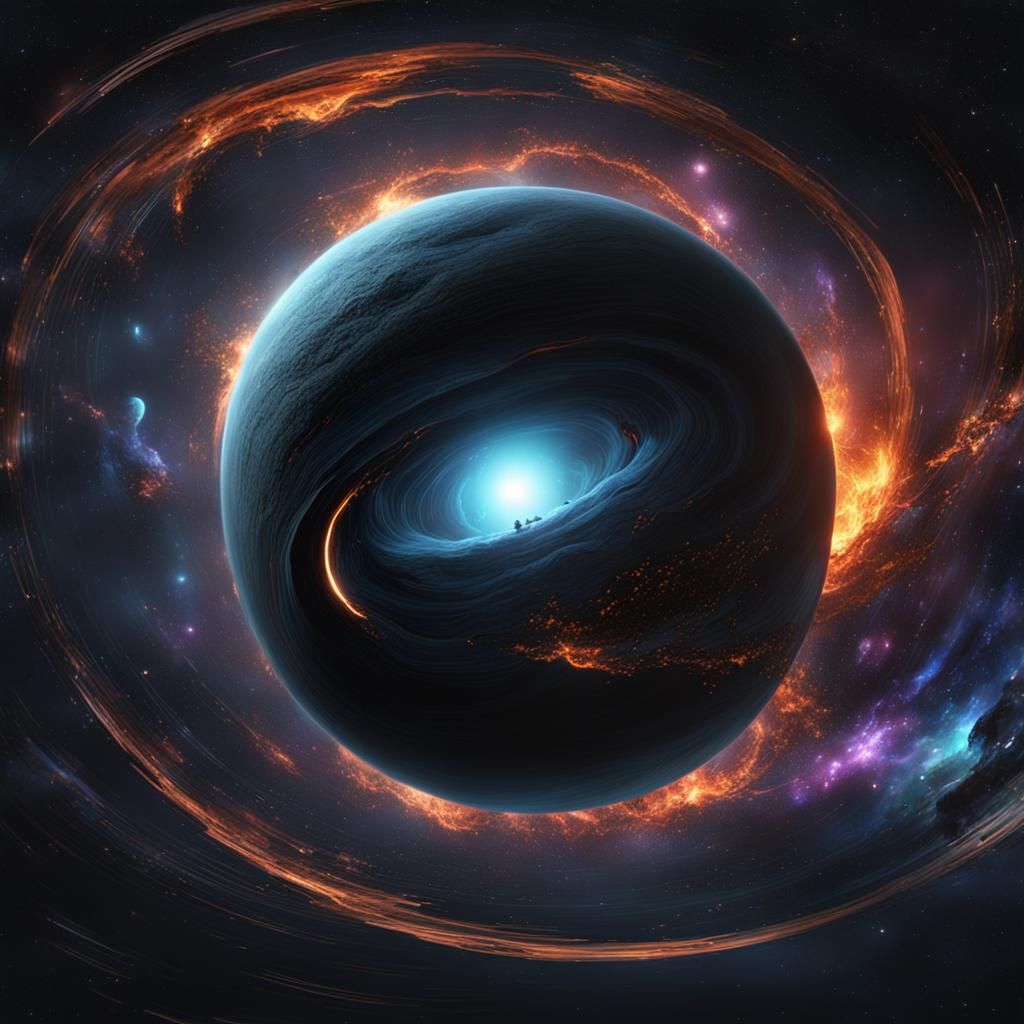Black Hole Spin: Detailed Matte Painting in Unreal Engine