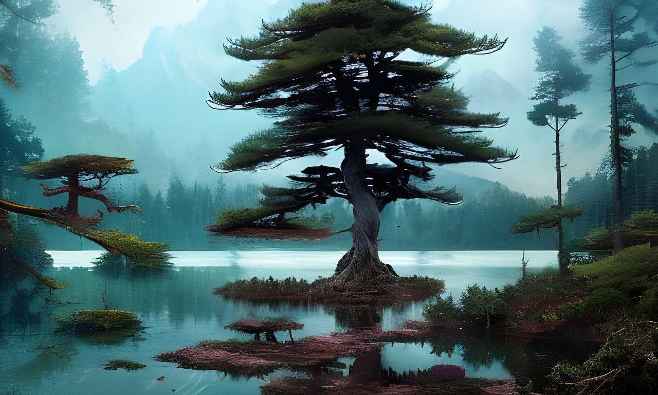 Magic the Gathering Dual Land: Forest Island III