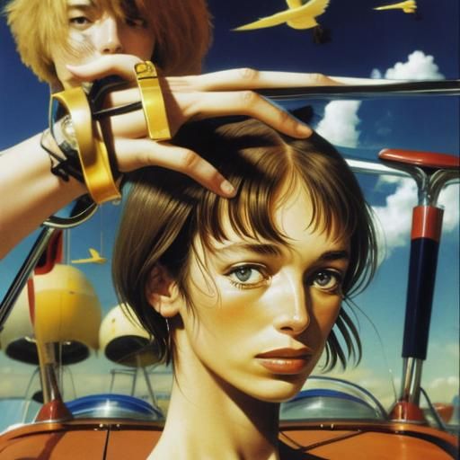 Elegant Portrait of Jane Birkin