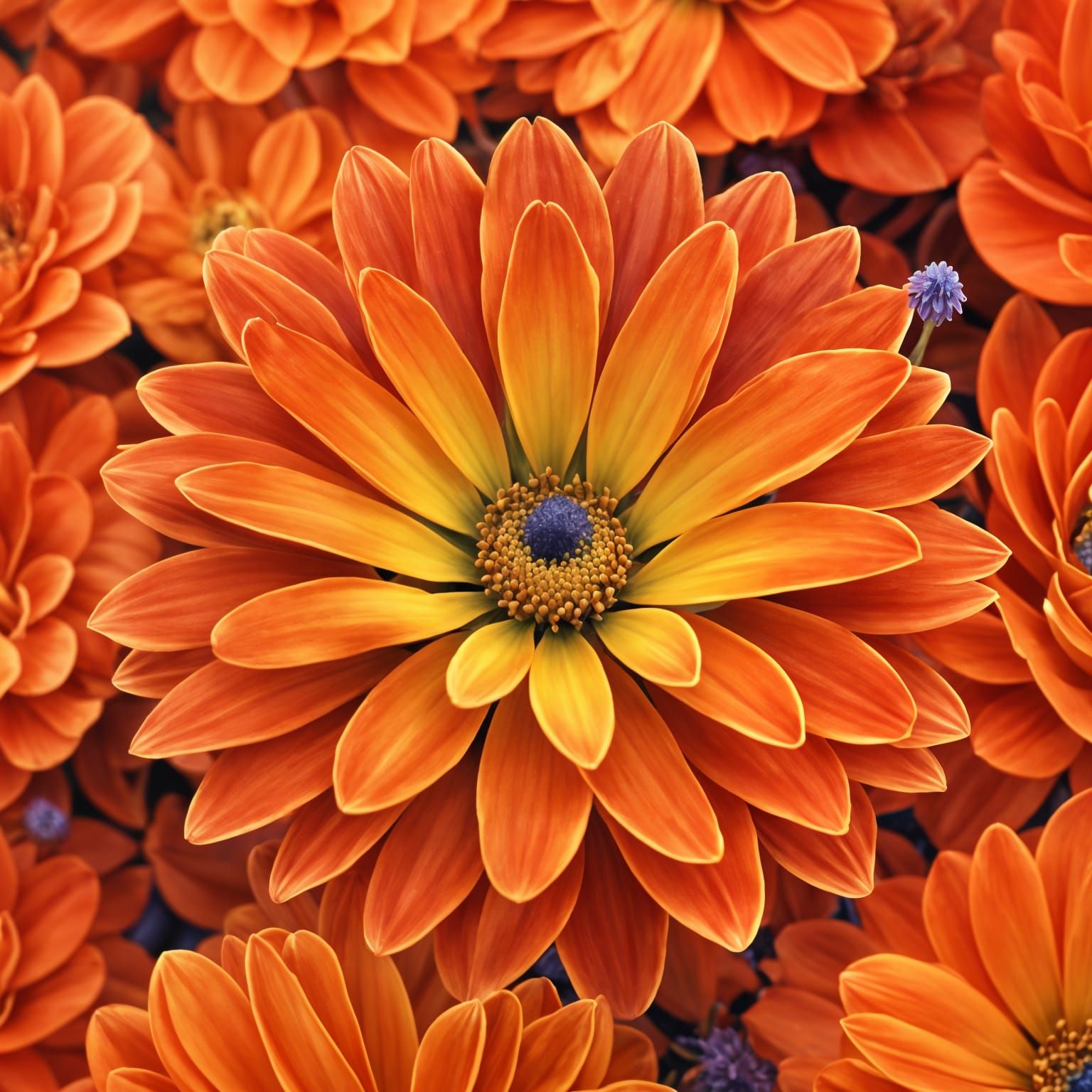 Solarpunk Garden Cityscape: Glimmering Flowers & Spiraling D...