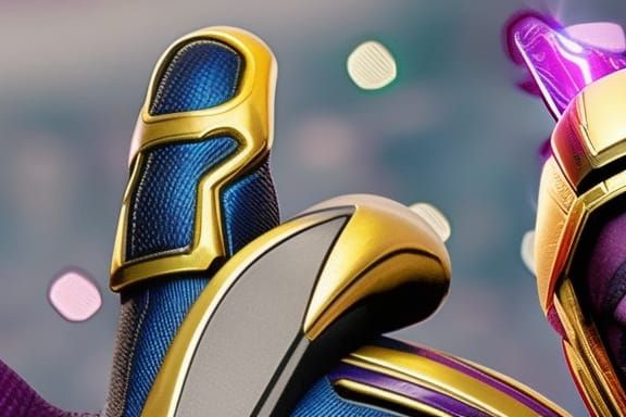 Thanos Displays Middle Finger in Humorous Image