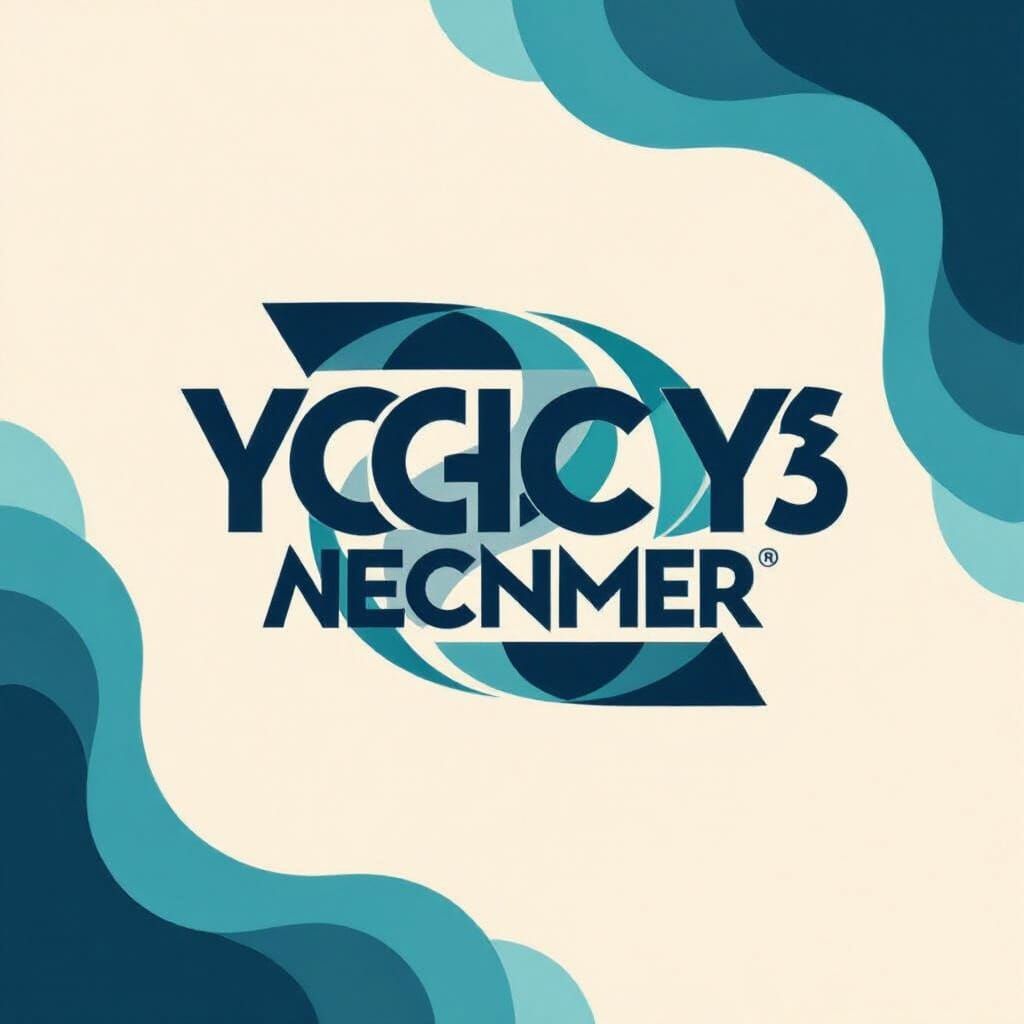 Animal Face Logo with Expressive Brushstrokes