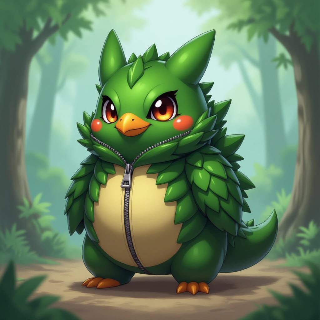 Akaha Kaban: Armored Backpack Creature with Gliding Wings