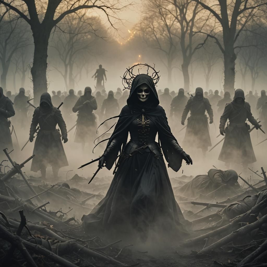 Death on Battlefield: French Symbolism in Chiaroscuro