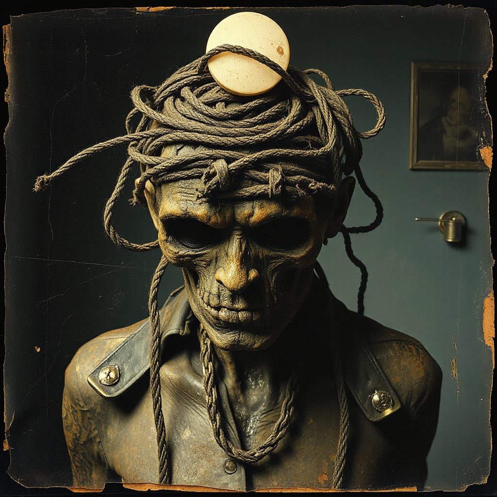 Grotesque Collage in Gritty Vintage Style