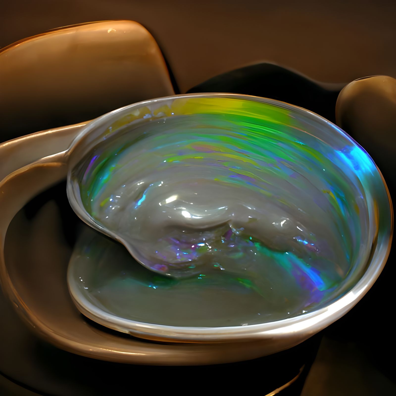 Iridescent Paste: Food for Robotic Humanoids