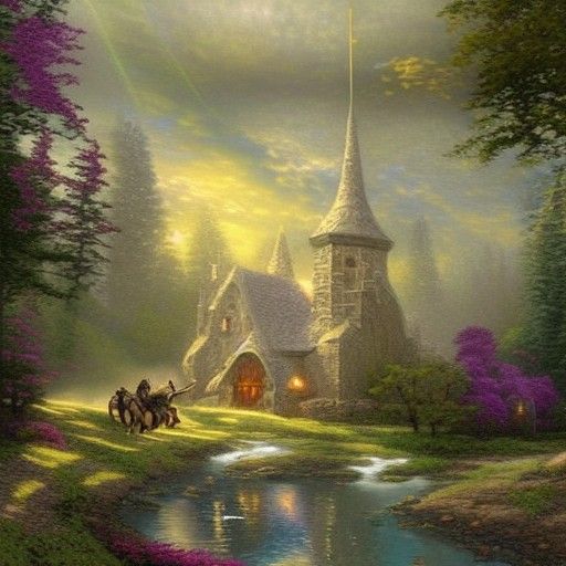 Medieval Hunting Team Adventure in Ethereal Fantasy