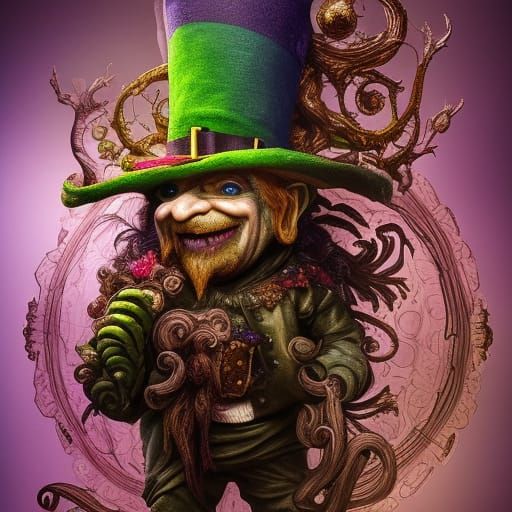 Gothic Baroque Leprechaun Portrait
