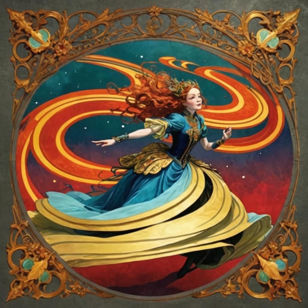 AI Realization of Art Nouveau Style