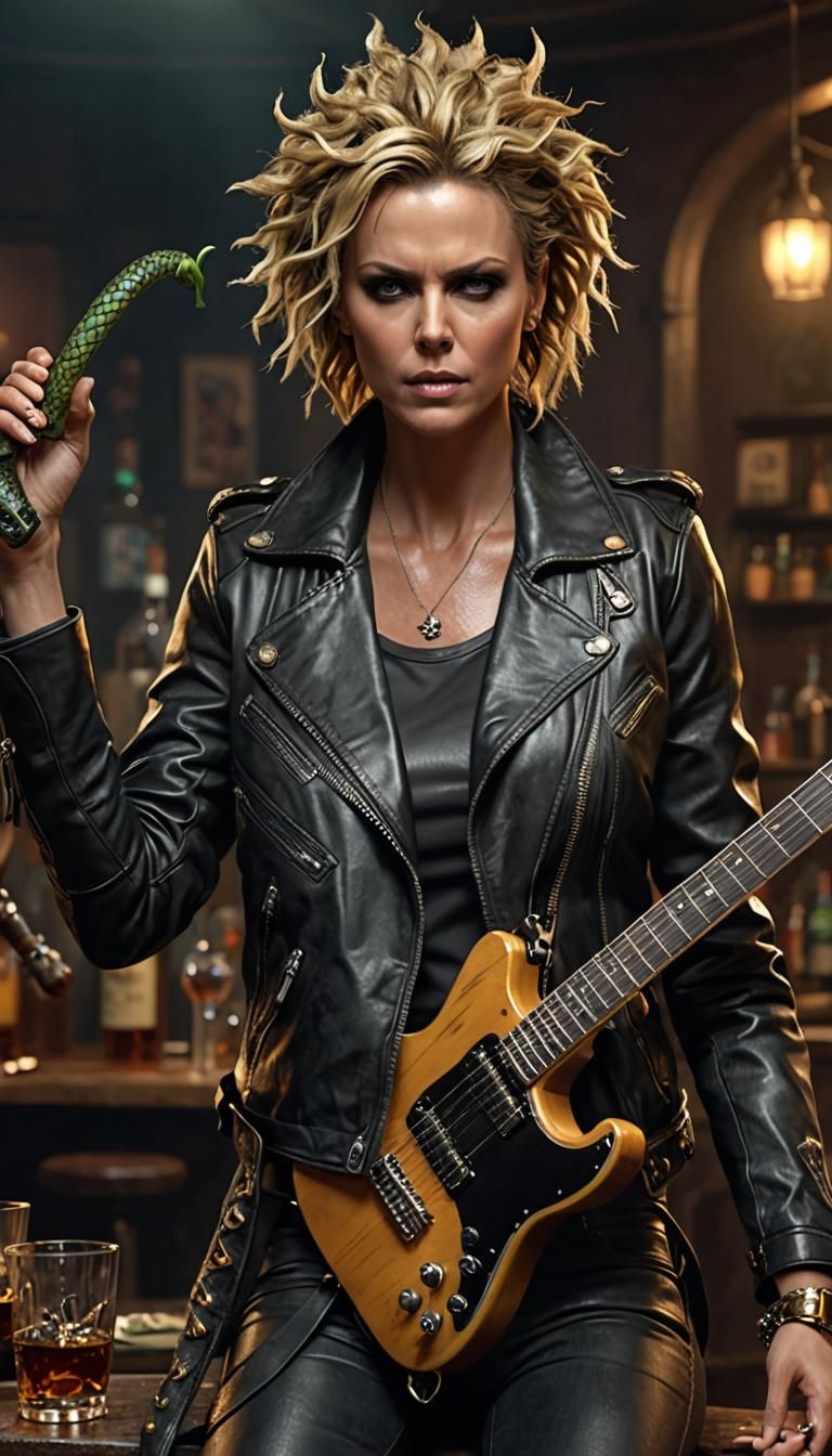 Charlize Theron as the Medusa the legendary Gorgon of Greek ...