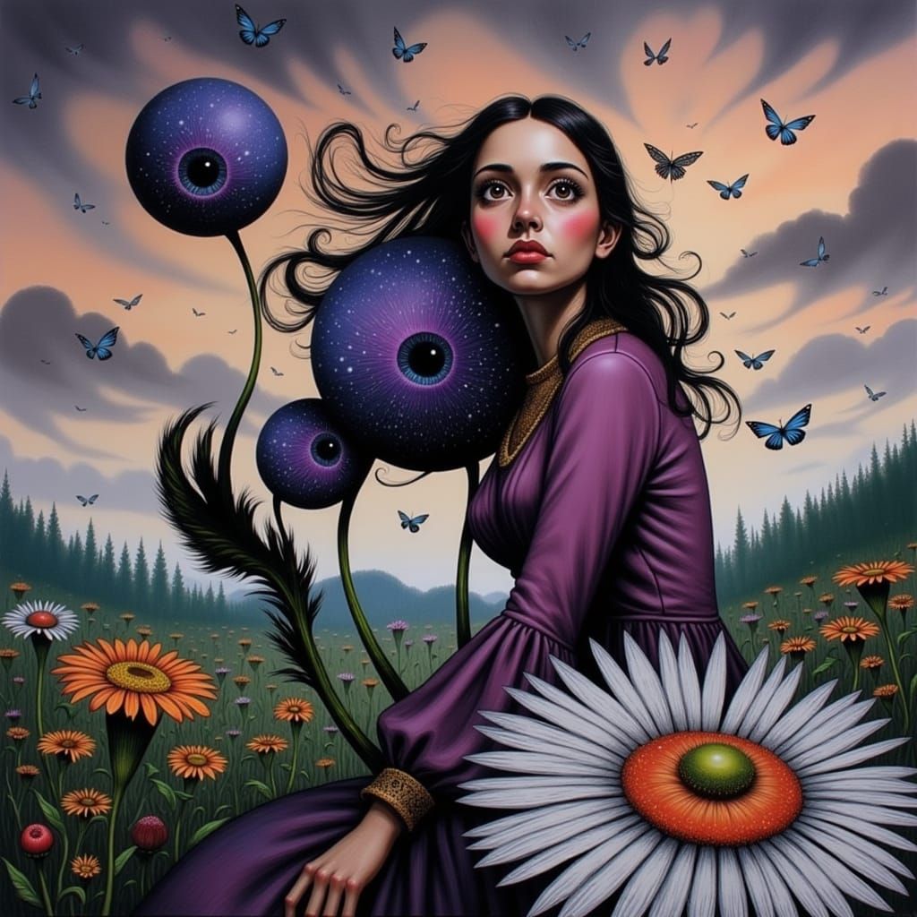 Dreamy Whimsy in Vibrant Watercolor