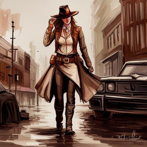 Modern gunslinger