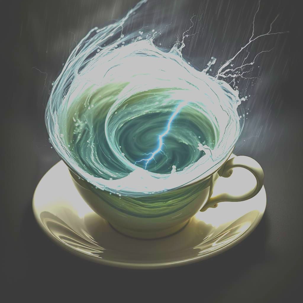 Stormy Seas Inside a Teacup