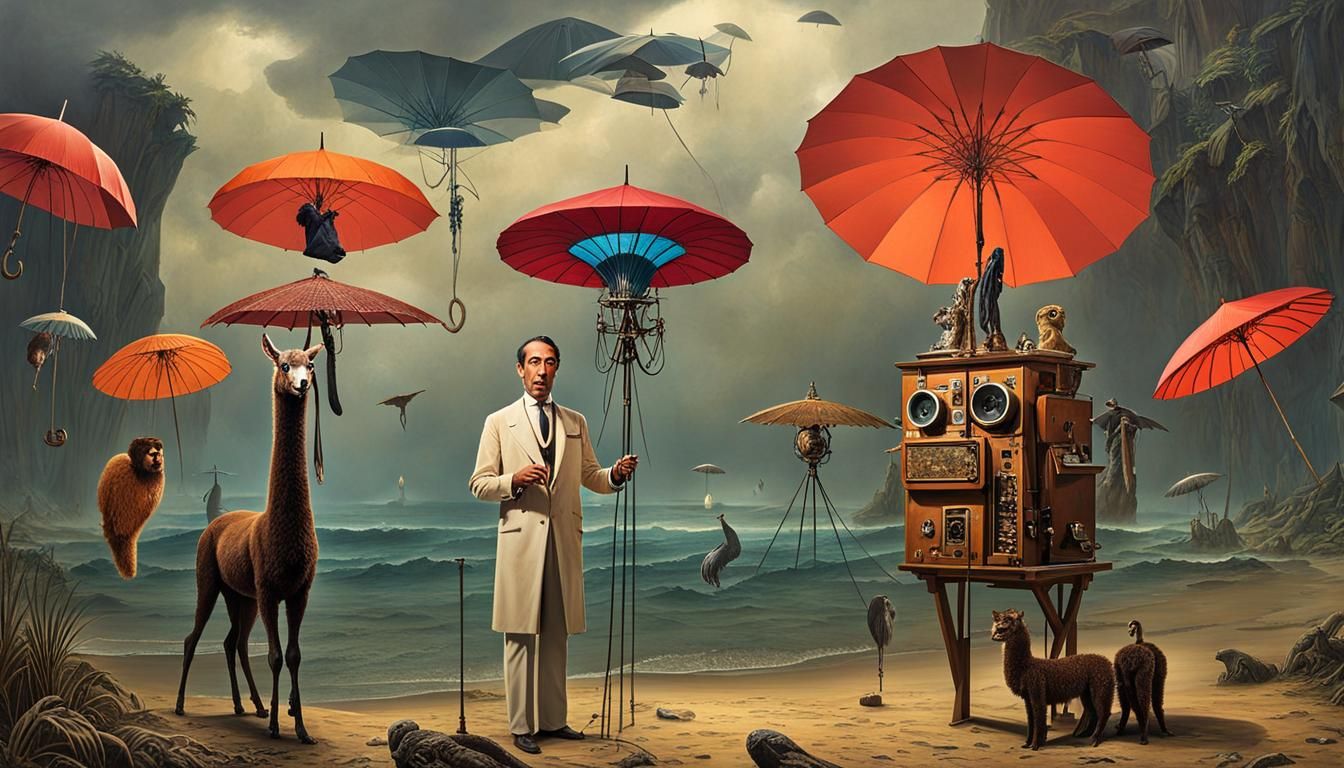 Surreal Cryptid Conference on Bogomil's Beach: A Fantasy