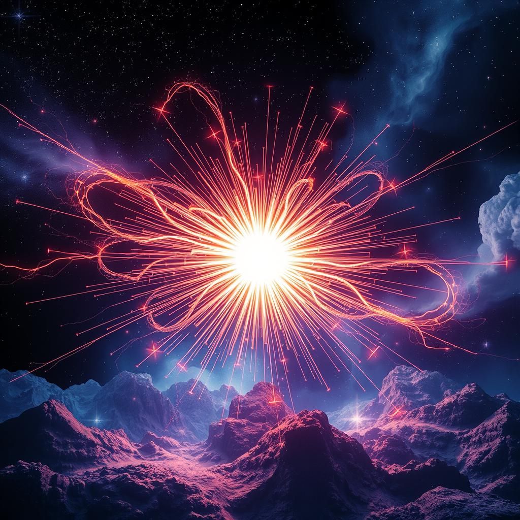 Abstract Gaussian Electromagnetism with Floral Accents