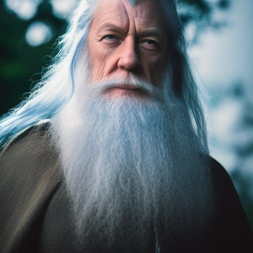 Gandalf Hit by Lightning: Professional Photography
