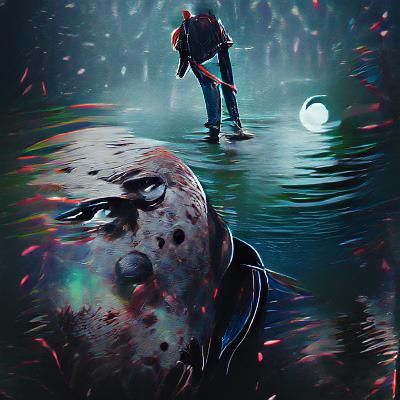 Jason Voorhees Emerges from Camp Crystal Lake in 3D