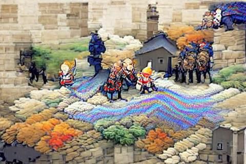 Final Fantasy Tactics Advance Glitch Pixel Art