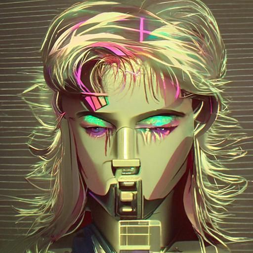 Vibrant Synthwave Inspired Art