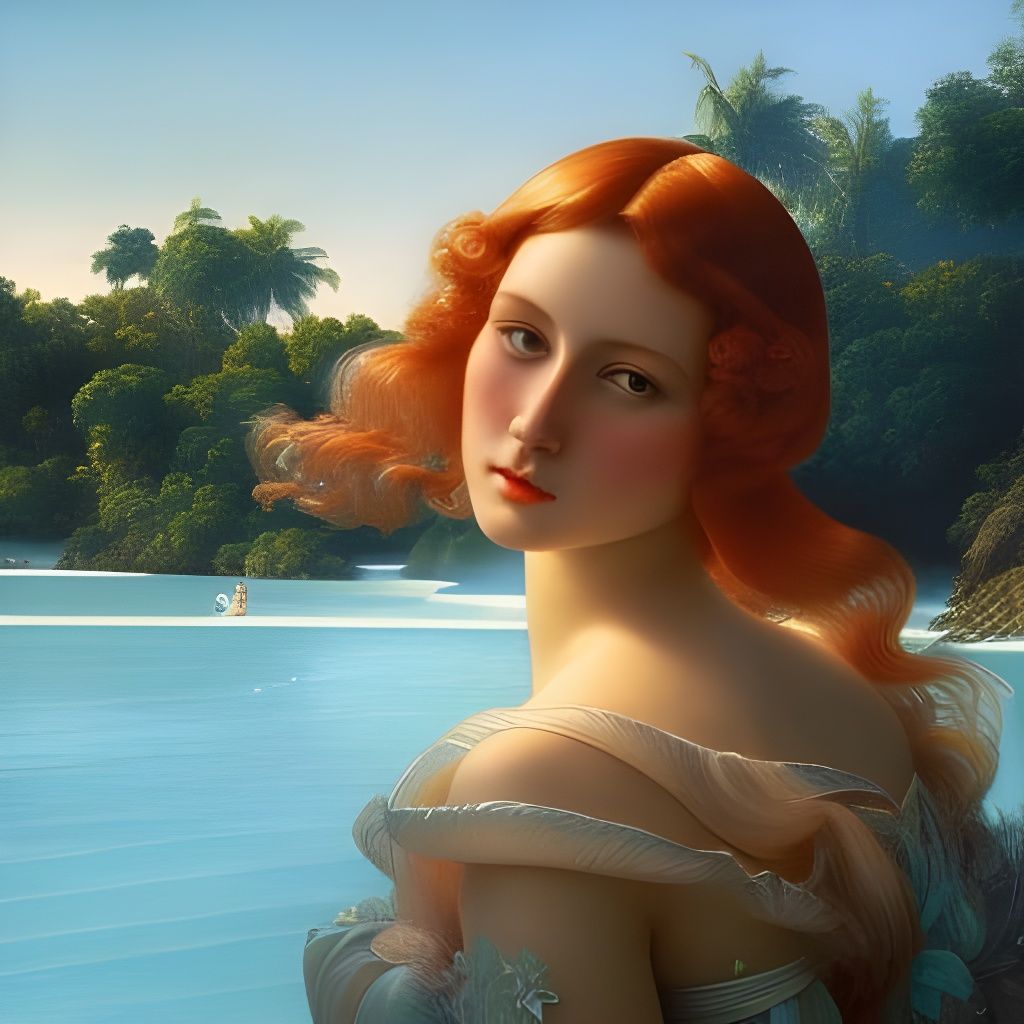 Tropical Botticelli babe