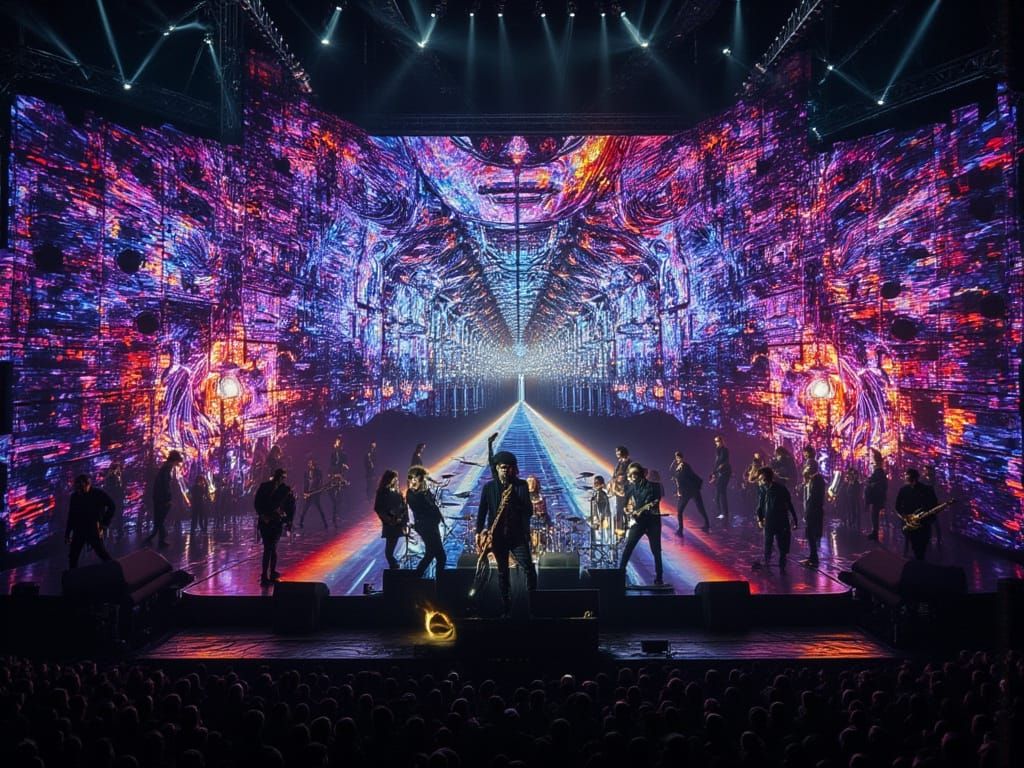 Pink Floyd Live: Surreal Psychedelic Performance