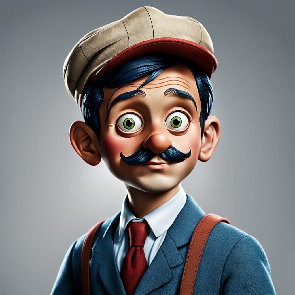 AI Generated Image of Pinocchio