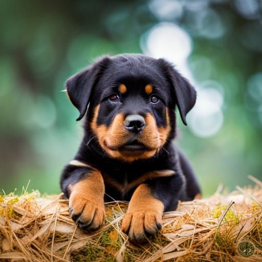 adorable Rottweiler Puppy