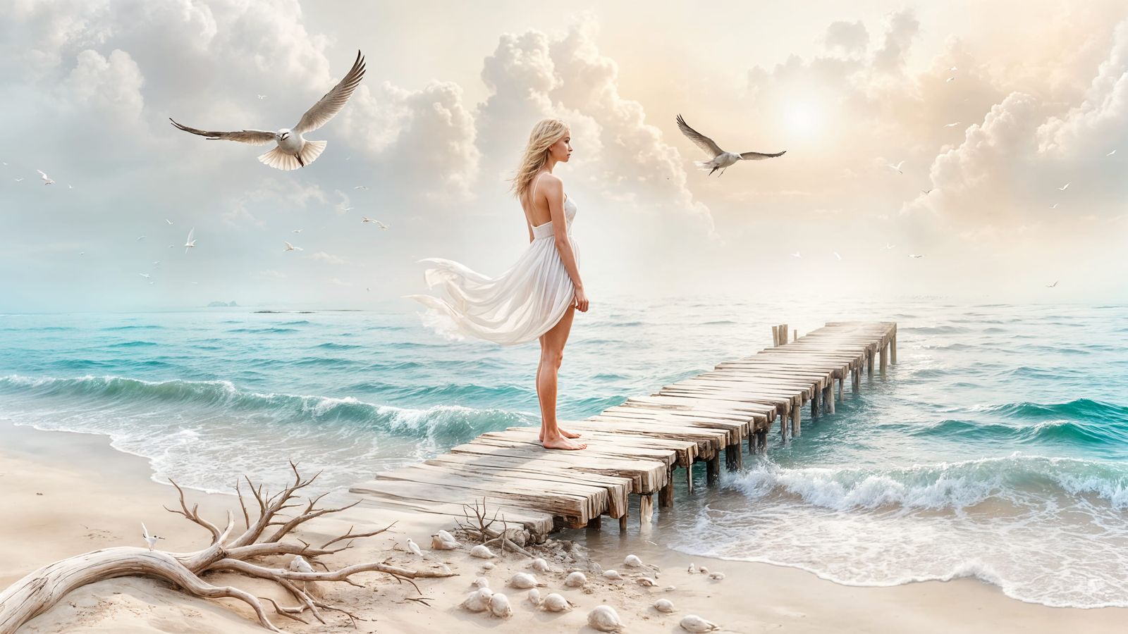 On White Sands pier (after SimbaLeesa)