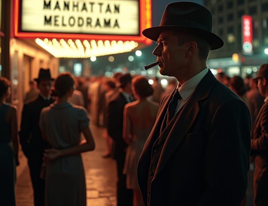 Chicago Crowd Gathers at Biograph Theater, 1930s