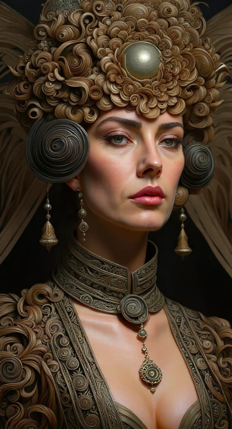 Colorful Portrait in Realistic Photographic Style