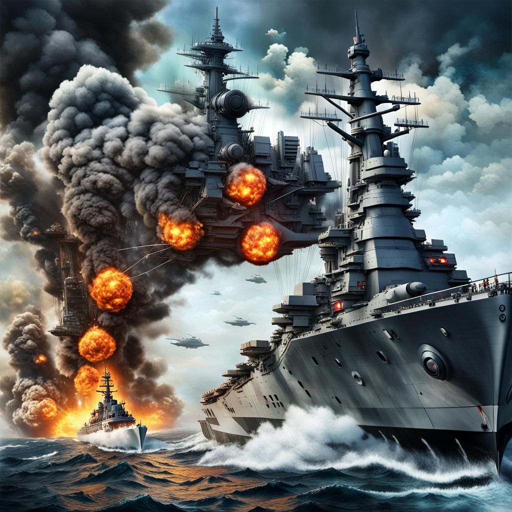 It's SHTF day, the ultra-modern U.S.S. Texas Battleship