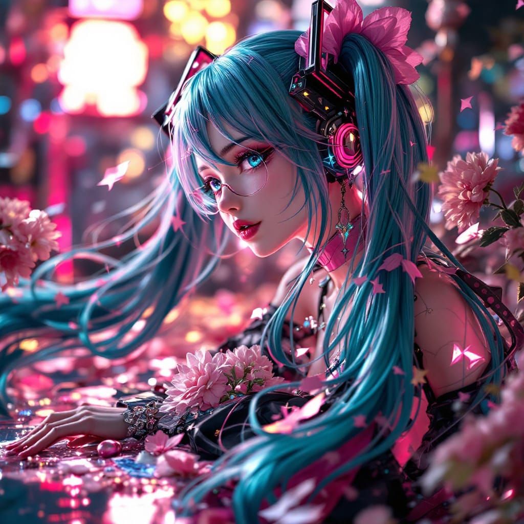 Miku Hatsune 3D Anime Art: Syndicate Inscription