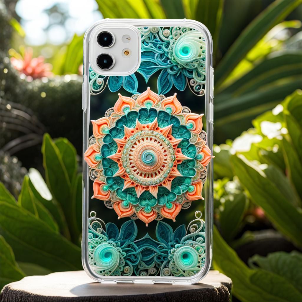 Underwater Mandala in Resin Cast