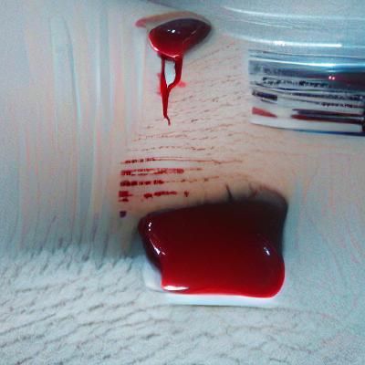 Abstract Close-Up of Blood